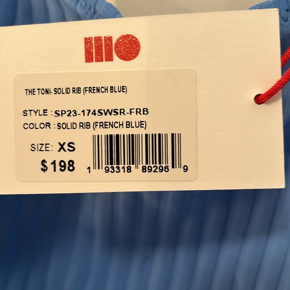 NWT** - Solid and Striped The TONI French Blue swimsuit. **DAMAGED**. See photos - Picture 7 of 12